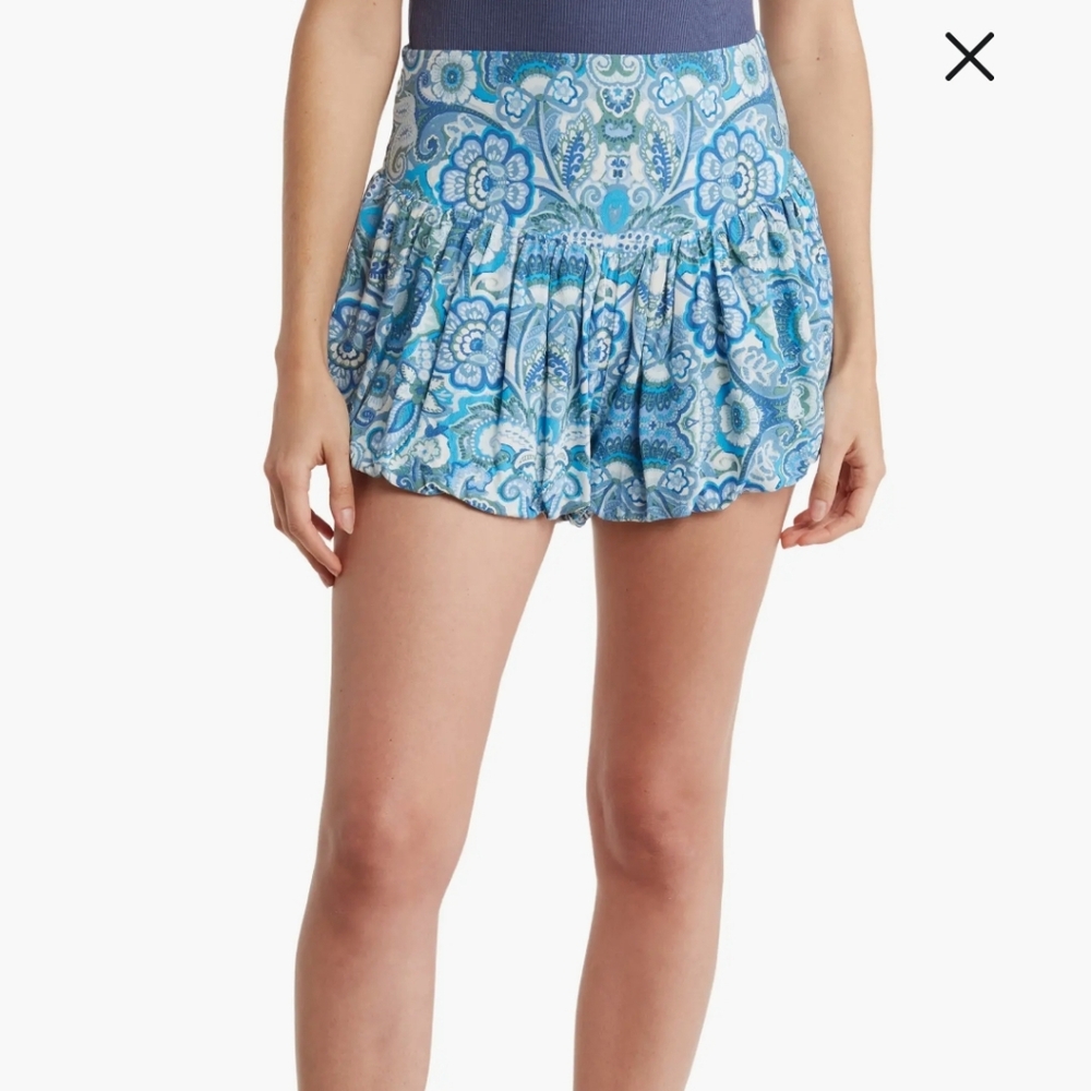 Free People Bubble Hem Shorts